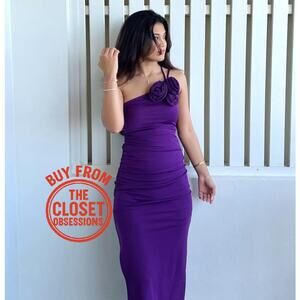 MANGO BLOGGER FAVE!!! Asymmetric Midi Dress NWT